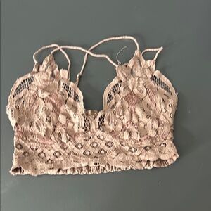 Lace Bralette in Beige